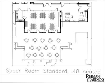 Speer Room Standard set-up