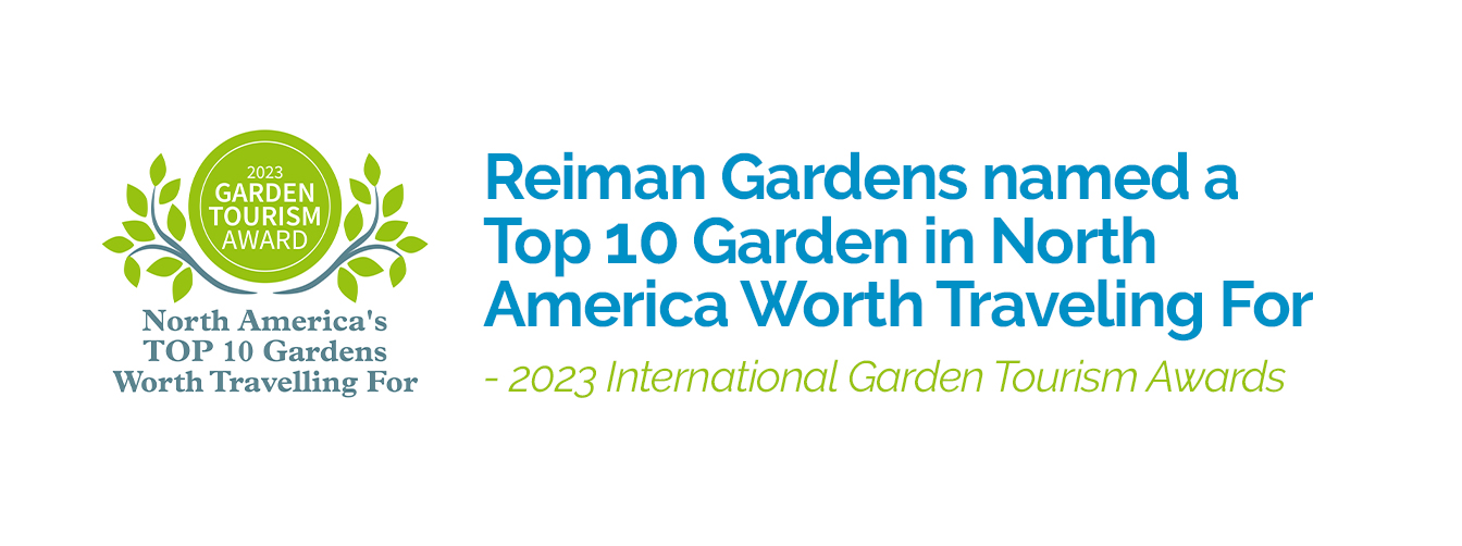 Reiman Gardens named aTop 10 Garden in NorthAmerica Worth Traveling For - 2023 International Garden Tourism Awards