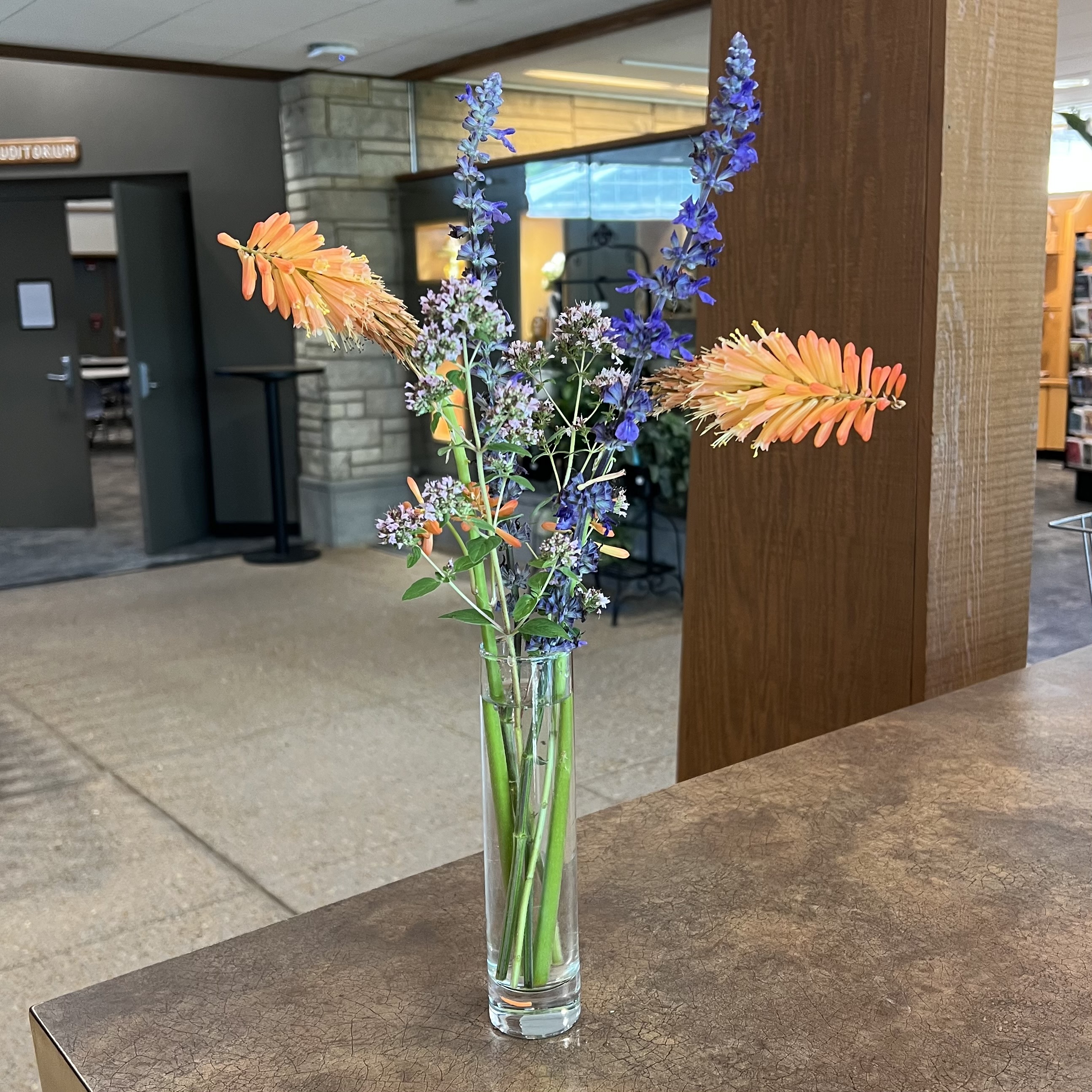 A bouquet with colorful, fragrant flowers