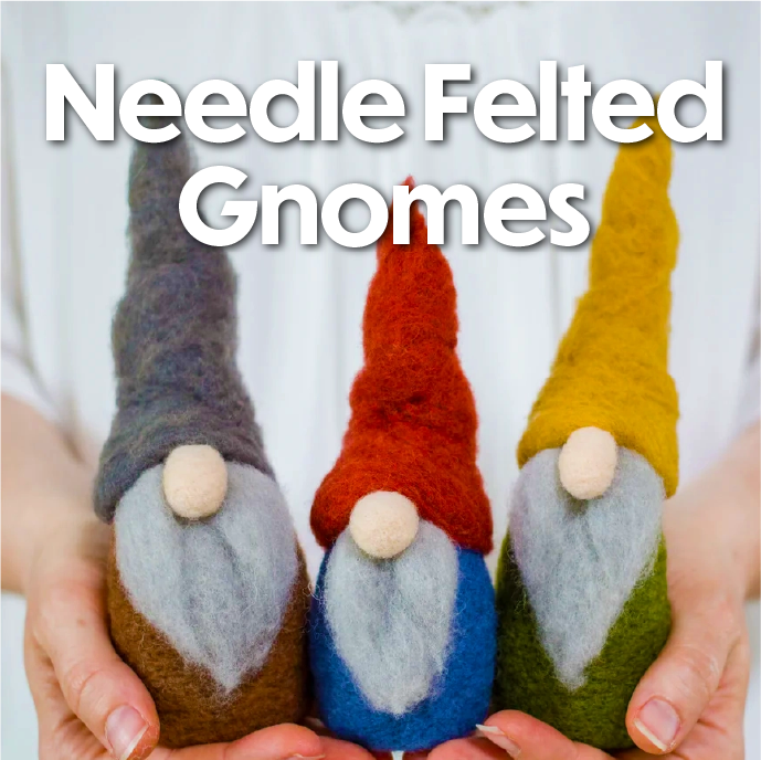 Needle Felted Gnomes
