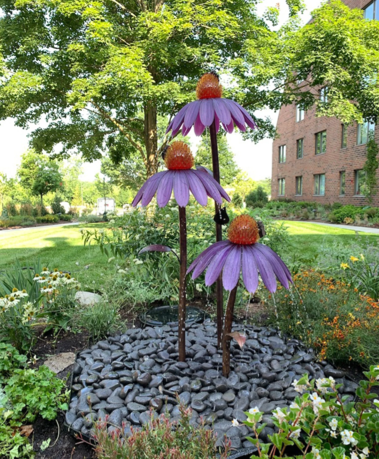 Epic Echinacea sculpture
