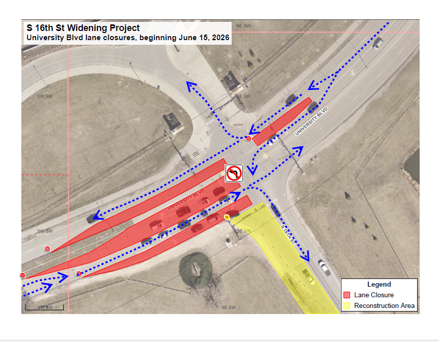 Road closure June 2026