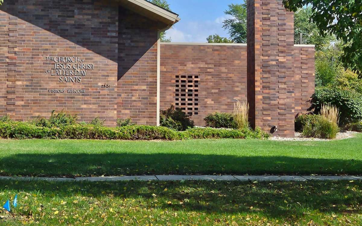 exterior of Church of Jesus Christ of Latter-day Saints in Ames