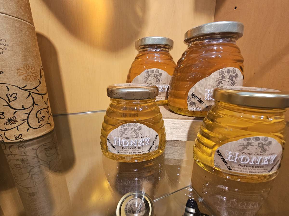 Honey for sale at Reiman Gardens Gift Shop
