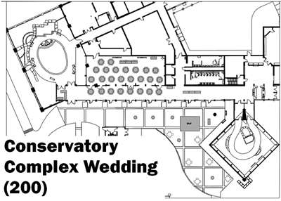  Conservatory Complex wedding reception map