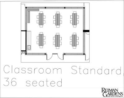 classroom rental setup