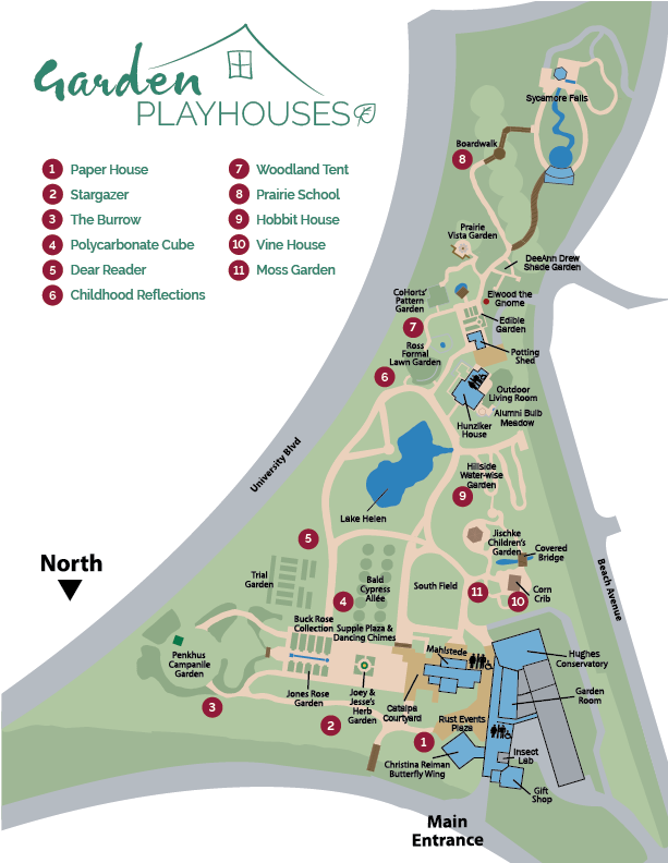 Garden Playhouses map