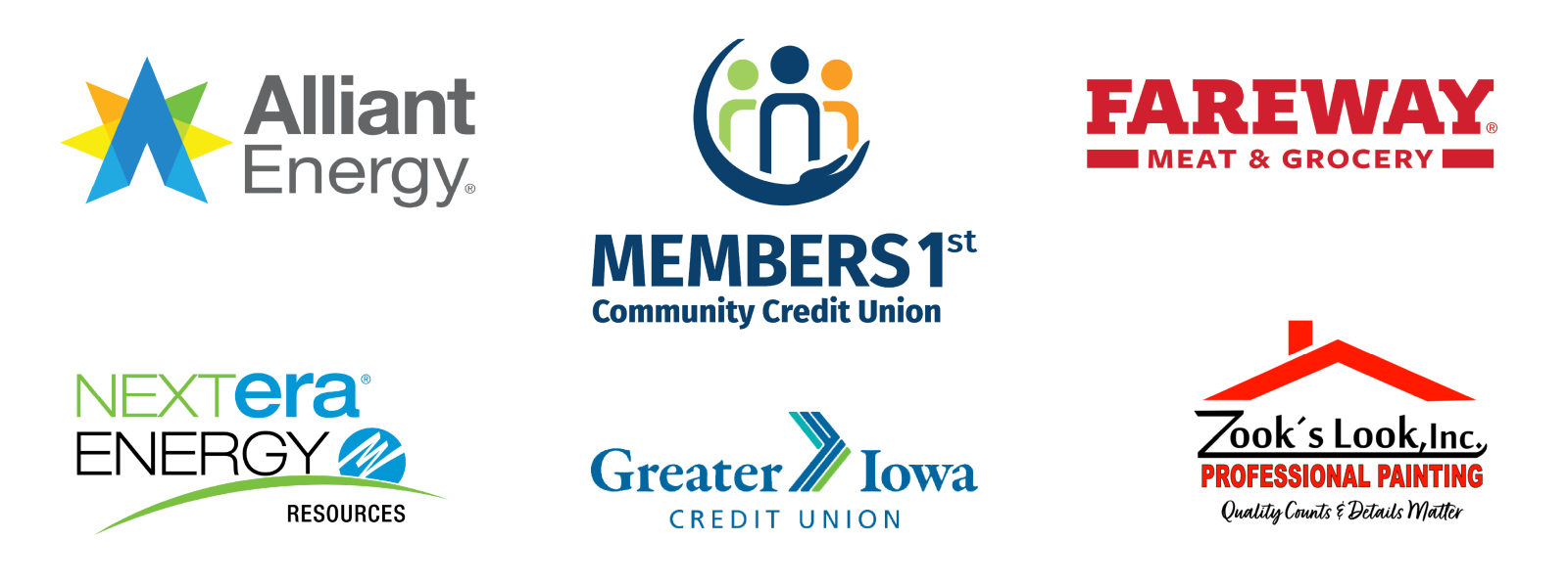 Sponsor logos for Winter Wonderscape