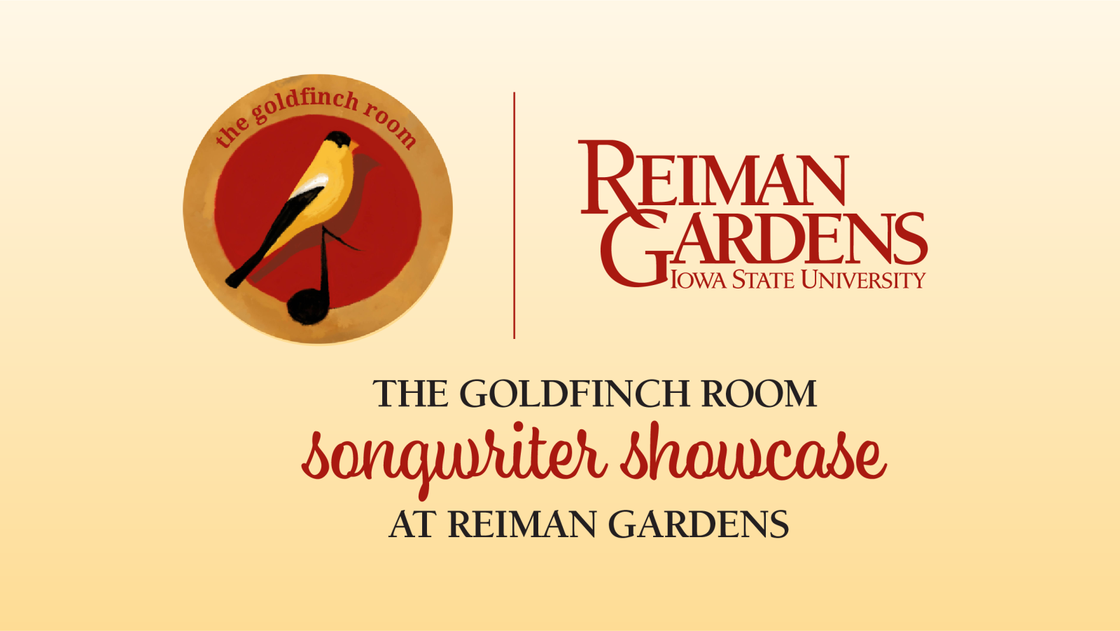 The Goldfinch Room Songwriter Showcase at Reiman Gardens