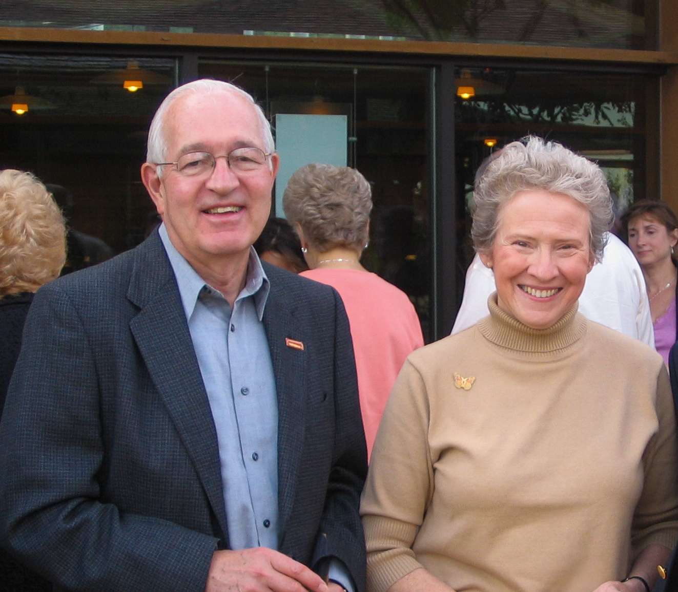 Warren and Bev Madden at Reiman Gardens event 2005